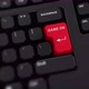 Game On red button on keyboard. A finger presses Enter. Click Game On. Realistic close-up button - VideoHive Item for Sale