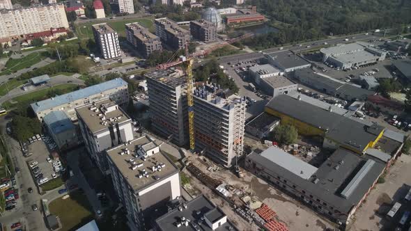 City Development Apartment Construction Site