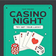 Casino Night Event Flyer - GraphicRiver Item for Sale