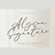 Alyson Signature - Signature Font - GraphicRiver Item for Sale