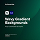 Wavy Gradient Backgrounds - VideoHive Item for Sale