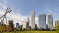 Downtown Chicago panorama on a sunny day, USA. - PhotoDune Item for Sale