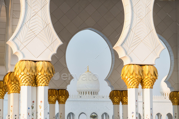 abi, United Arab Emirates. The third biggest mosque in the world.