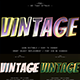 Retro Vintage 3D Text Effects - GraphicRiver Item for Sale