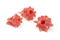Candied hibiscus flowers isolated on white background. - PhotoDune Item for Sale