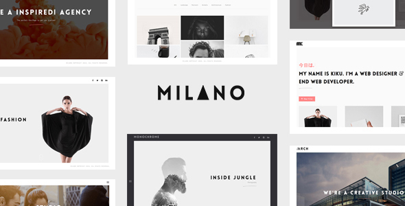Milano | Creative Minimal Drupal Theme