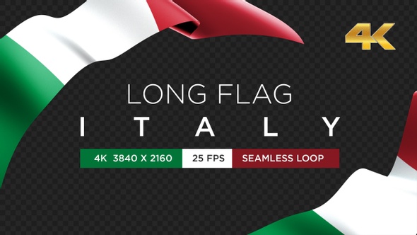 Long Flag Italy