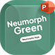 Neumorph Green Simple Multipurpose PowerPoint Templates - GraphicRiver Item for Sale