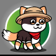 Safari Shiba Inu The Adventurer Sprites - GraphicRiver Item for Sale
