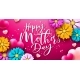 Happy Mother's Day Illustration with Spring Flower - GraphicRiver Item for Sale