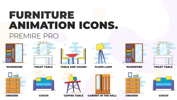 Furniture - Animation Icons (MOGRT)