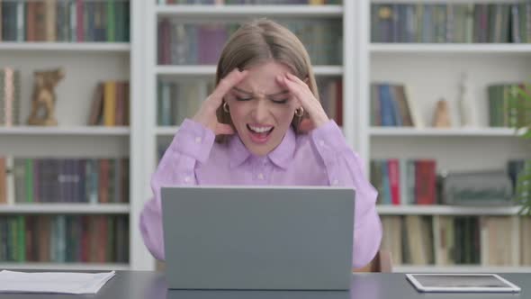 Upset Angry Woman Shouting and Screaming at Work