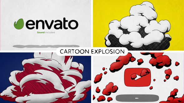 Cartoon Explosion Logo alt