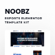Noobz - E-sports Elementor Template Kit - ThemeForest Item for Sale