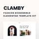 Clamby - Fashion Ecommerce Elementor Pro Template Kit - ThemeForest Item for Sale