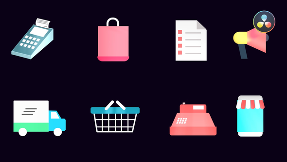 Shopping Icons Pack