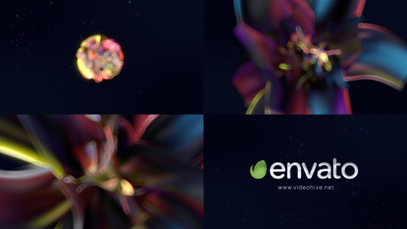 Ribbon Bokeh Logo Reveal alt