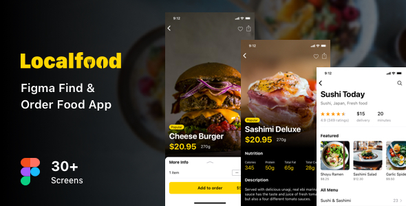 Localfood - Figma Find & Order Food App