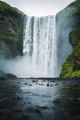 The famous Skogarfoss waterfall in the south of Iceland - PhotoDune Item for Sale