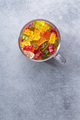 Jelly gummy bears candy. Colorful sweet confectionery. - PhotoDune Item for Sale