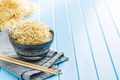 Instant noodles. Cooked chinese noodles in bowl. - PhotoDune Item for Sale