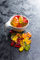 Jelly gummy bears candy. Colorful sweet confectionery. - PhotoDune Item for Sale