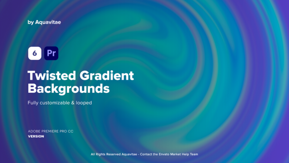 Twisted Gradient Backgrounds l MOGRT for Premiere Pro