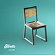 Interior Alberto's chair industrial design Low-poly 3D model - 3DOcean Item for Sale