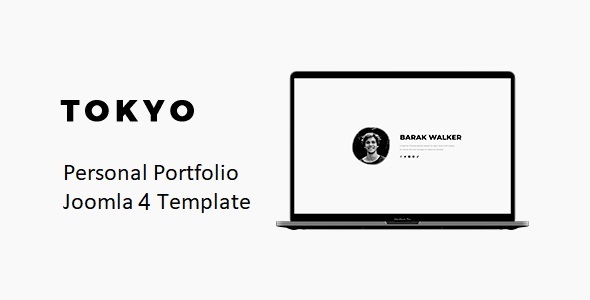 Tokyo – Personal Portfolio Joomla 4 Template With Page Builder