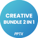 Bundle 2 in 1 Creative PowerPoint Template - GraphicRiver Item for Sale