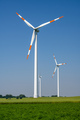 Modern wind turbines on a sunny day - PhotoDune Item for Sale