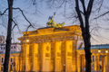 The Brandenburg Gate in Berlin at dawn - PhotoDune Item for Sale