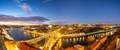 Panorama of Porto at dusk - PhotoDune Item for Sale