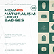 New Naturalism Logo Badges - GraphicRiver Item for Sale