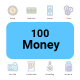Money icons - GraphicRiver Item for Sale