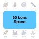 Space icons - GraphicRiver Item for Sale
