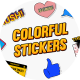 Colorful Stickers Pack - VideoHive Item for Sale