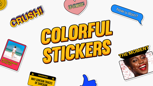Colorful Stickers Pack alt
