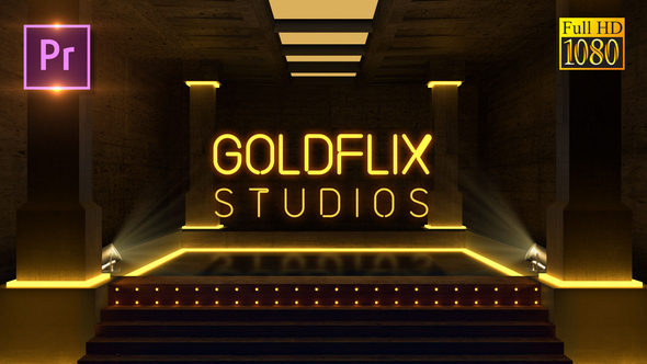 Golden Studio Opener Premiere PRO