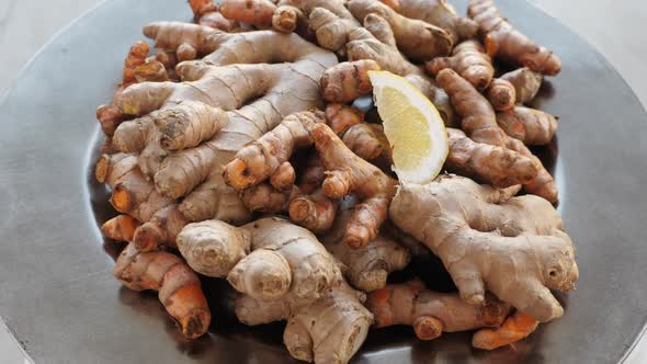 Natural Immunity Boosters  Roots of Ginger and Turmeric Alternative Medicine