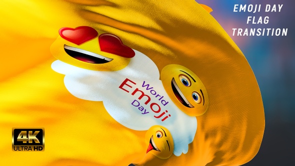 Emoji Day flag transition