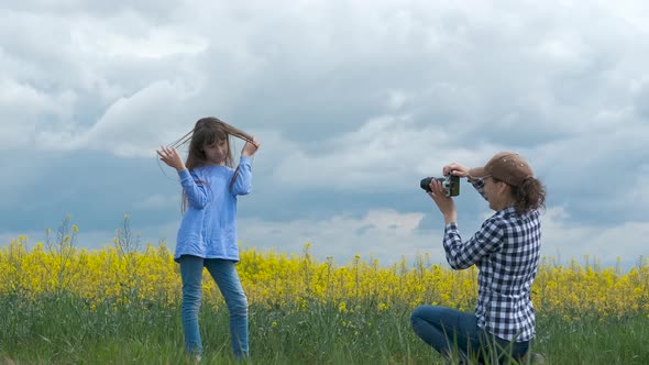 Photographer in the field. 