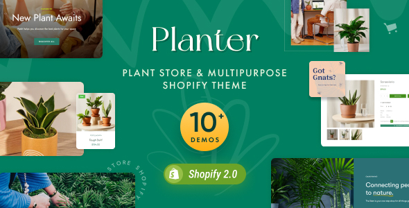Planter - Multipurpose Sections Shopify Theme