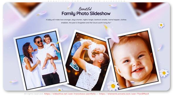 Beautiful Family Photo Slideshow