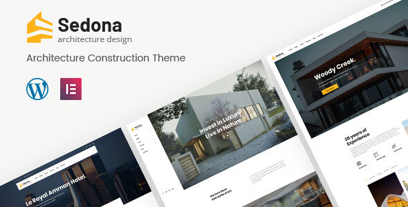 Sedona | Elementor Architecture Construction WordPress Theme