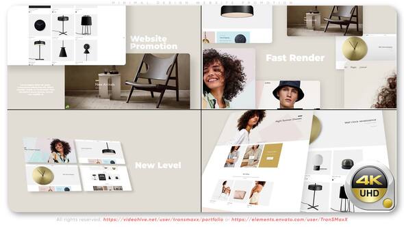 Minimal Design Website Promotion