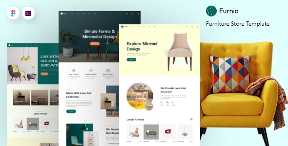 Furio - Furniture online store Figma template
