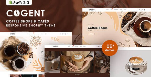 [Download] Cogent – Coffee Shops & Cafés Responsive Shopify Theme
