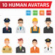 10 Avatar Design - GraphicRiver Item for Sale