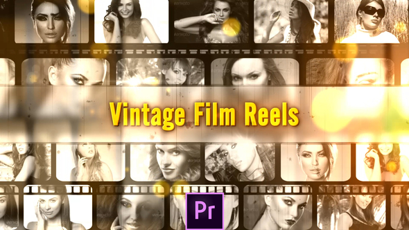 Vintage Film Reels - Premiere Pro